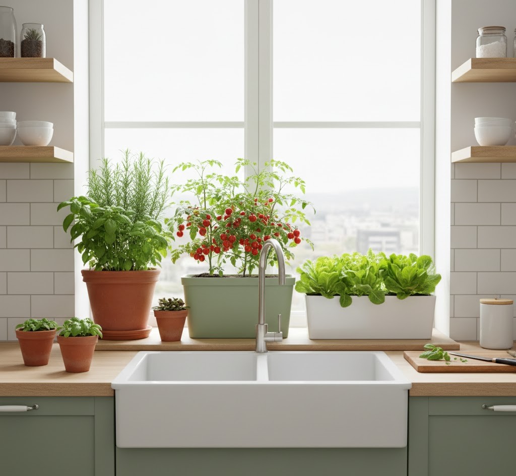 Kitchen garden setup